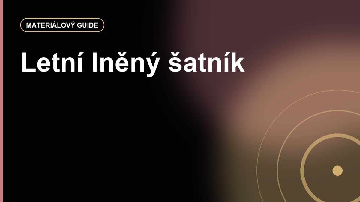 Letní lněný šatník: jak nosit len bez dojmu zmačkané dovolené