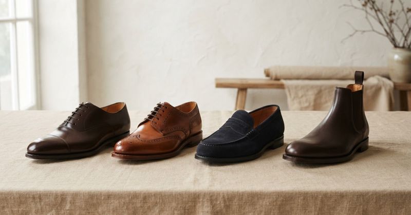 Základní pravidla pro pánské boty: oxfordky, derby, loafers a chelsea boots