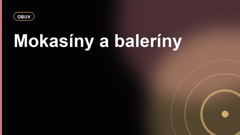 Mokasíny a baleríny: pohodlná alternativa k teniskám, která změní celý outfit