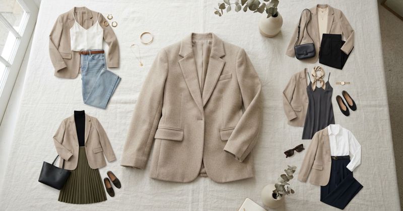 Jak z jednoho saka udělat pět různých outfitů na práci i víkend